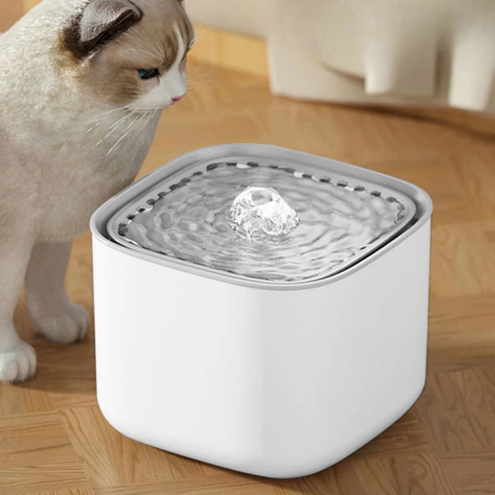 "3L Katzen-Trinkbrunnen – Automatische Wasserzirkulation mit Filter, leiser USB-Wasserspender, große Kapazität"