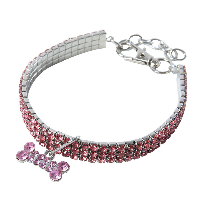 Hundehalsband mit Strass