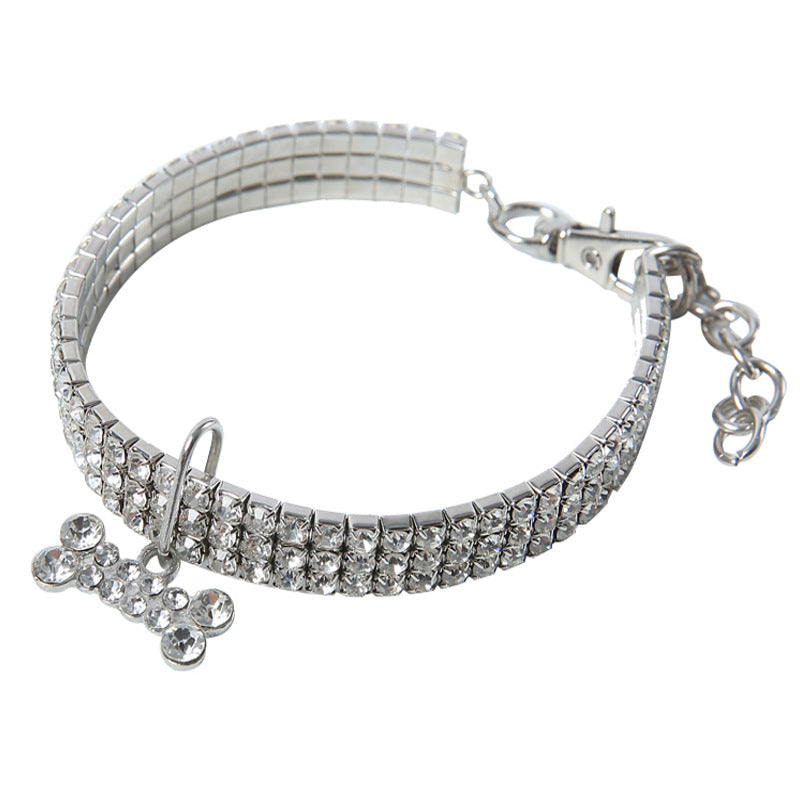 Hundehalsband mit Strass